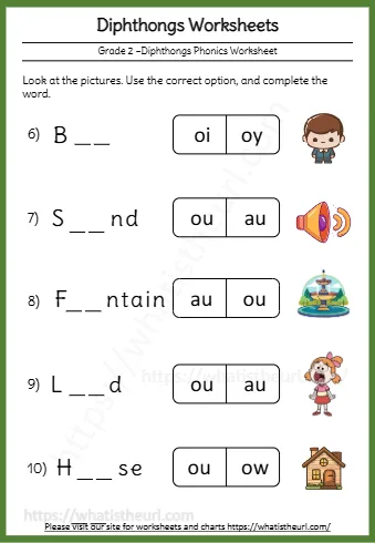 Look At The Pictures Use The Correct Option And Complete The Word