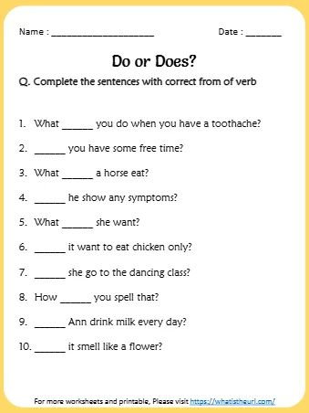 Q Complete The Sentences With Correct From Of Verb