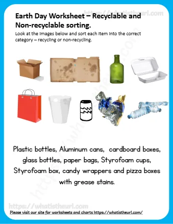 Recyclable And Non Recyclable