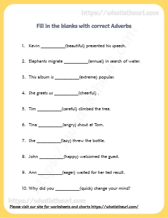 Fill In The Blanks