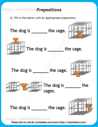 Fill In The Blanks With An Appropriate Preposition