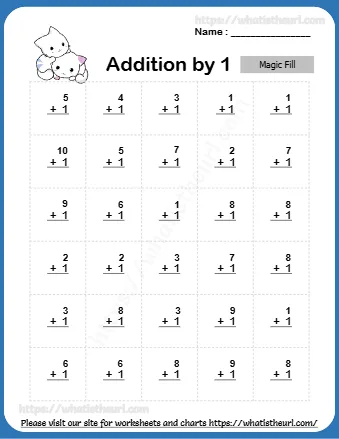 Addition Worksheets For Grade 1 Magical