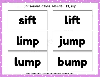 Consonant Other Blends Ft Mp