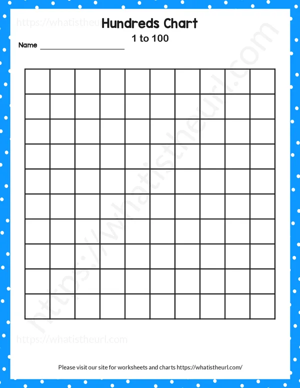 Free 100 And 120 Chart Printable