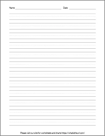 Free Printable Handwriting Practice Sheets