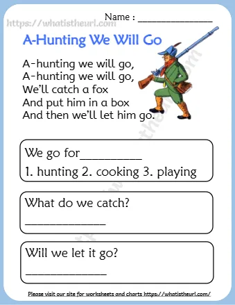 A Hunting We Will Go