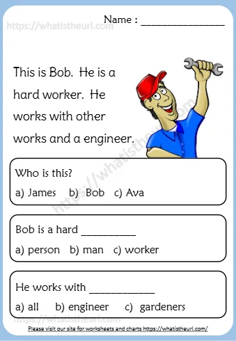 This Is Bob He Is A Hard Worker He