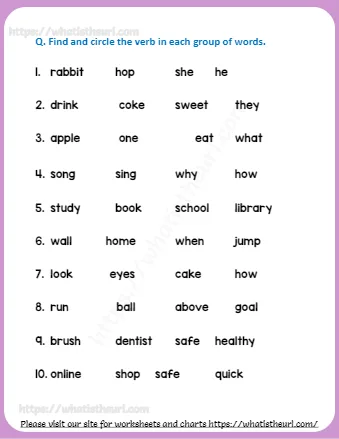 Worksheets For Grade 1