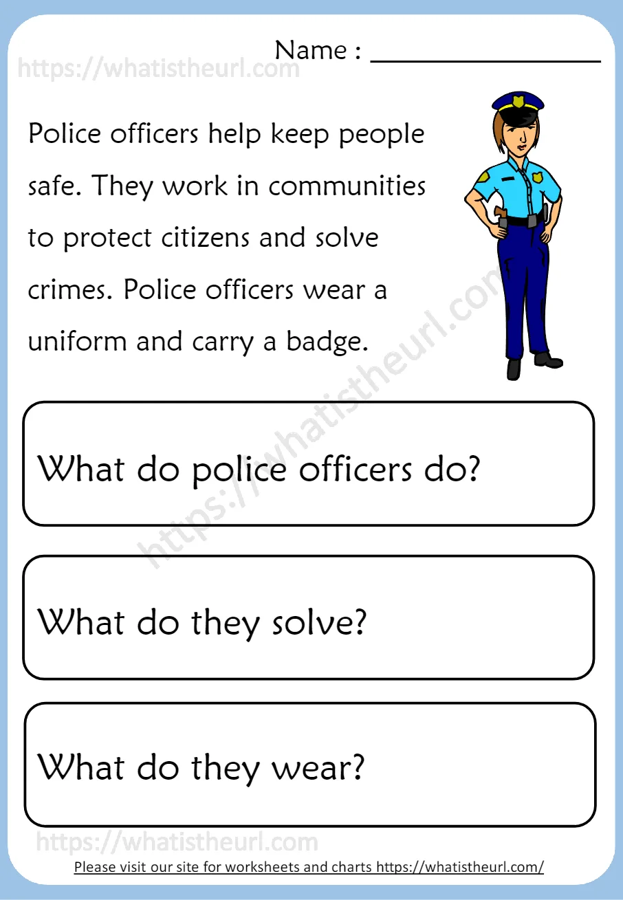 Grade 2 Reading Comprehension Worksheets - A Veterinarian Is A Doctor