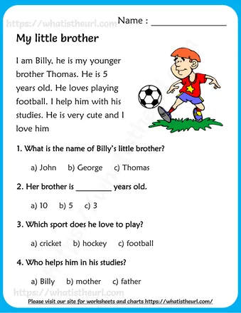 Grade 2 Reading Comprehension Worksheets - Reading Comprehension For Grade 2