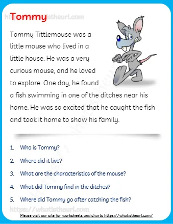 Little Mouse Who Lived In A Little House He Was A Very