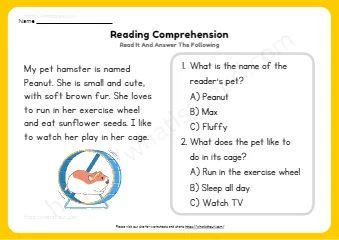 What Kind Of Pet Does The Reader Have
