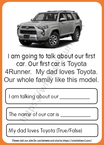 I Am Going To Talk About Our First