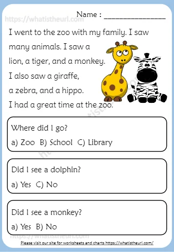 I Went To The Zoo With My Family I Saw