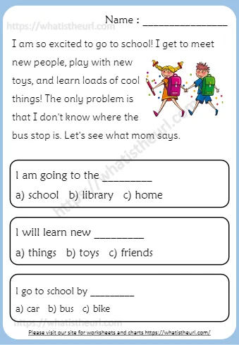 I Am So Excited To Go To School I Get To Meet