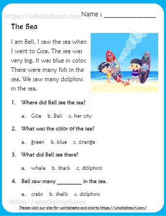 I Am Bell I Saw The Sea When
