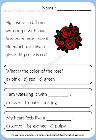 My Rose Is Red I Am