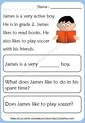 James Is A Very Active Boy