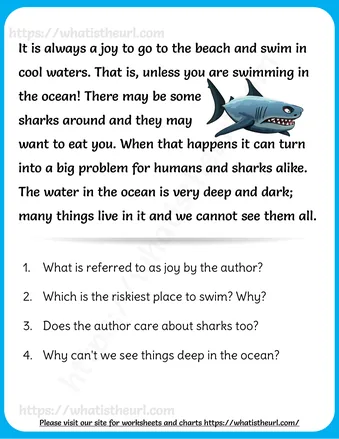 Grade 3 Reading Comprehension Worksheets - Reading Comprehension Passages for Grade 3 or 4 – Exercise 13