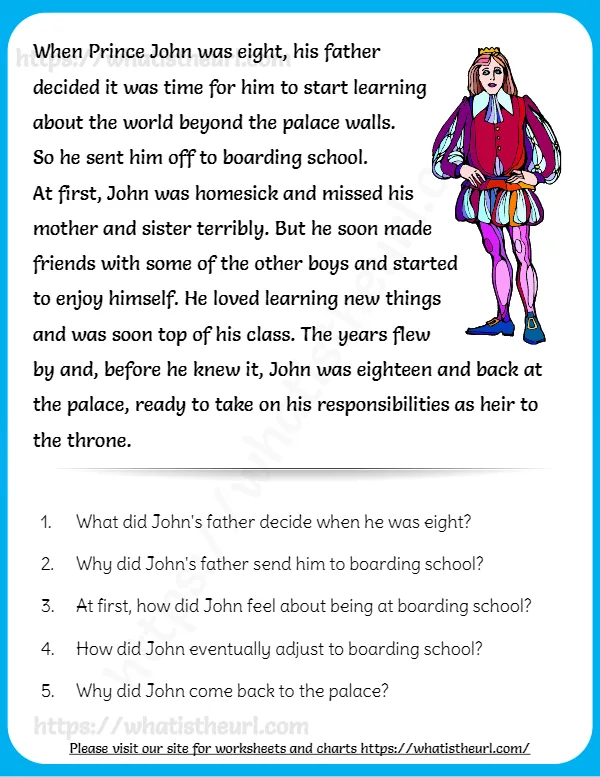 When Prince John Was Eight His Father
