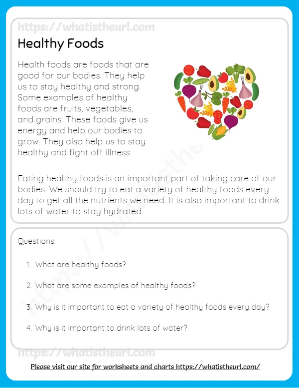 Health Foods Are Foods That Are