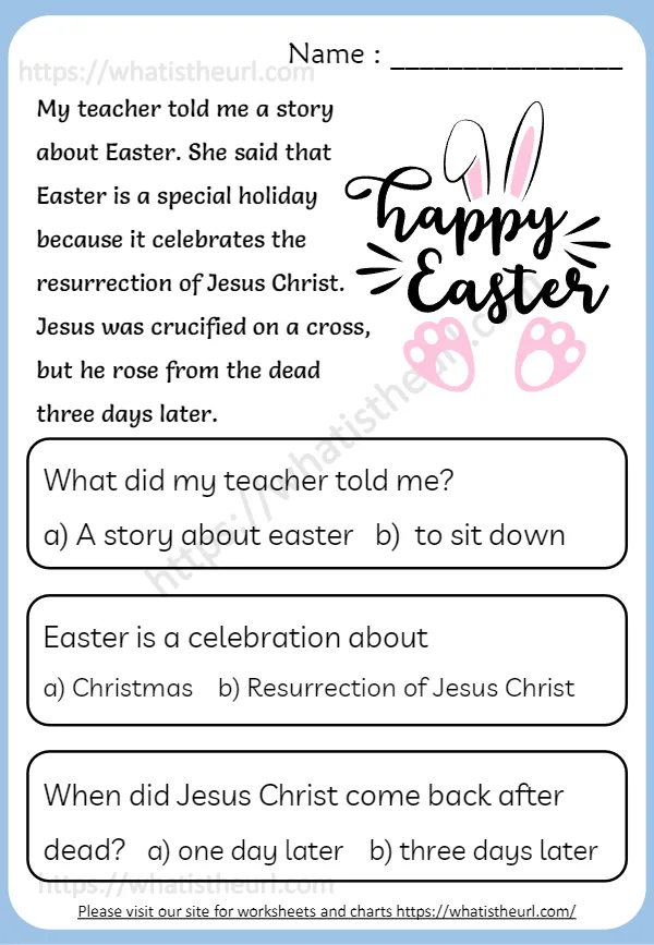 About Easter She Said That