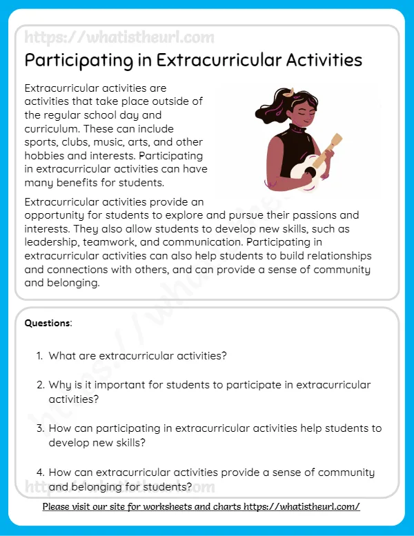 Participating In Extracurricular Activities