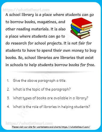 The School Library, William Shakespeare, Healthy Vegetables, The Magic Pen