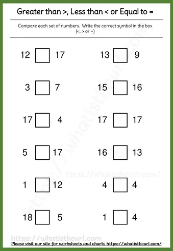 Greater Than, Less Than or Equal To Worksheets - <img src="https://whatistheurl.com/wp-content/uploads/2020/04/greater-tha