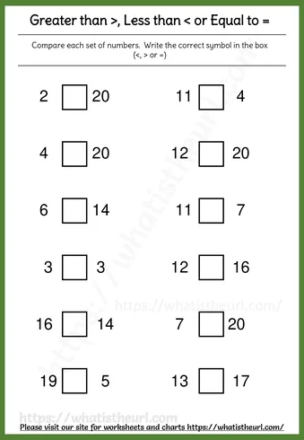 Greater Than, Less Than or Equal To Worksheets - <img src="https://whatistheurl.com/wp-content/uploads/2020/04/greater-tha