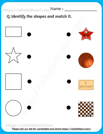 Q Identify The Shapes And Match It