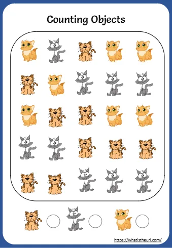 Counting Objects Worksheets For Kids Counting Objects
