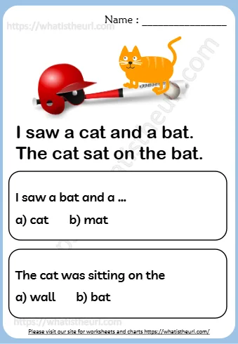 I Saw A Cat And A Bat