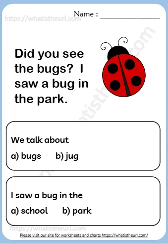 Saw A Bug In The Park