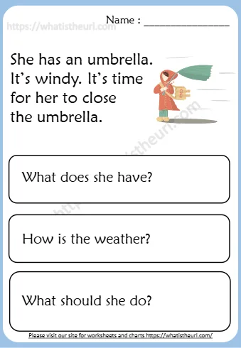 She Has An Umbrella