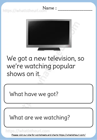 We Got A New Television So