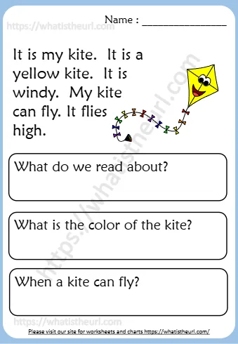 It Is My Kite It Is A Yellow Kite It Is