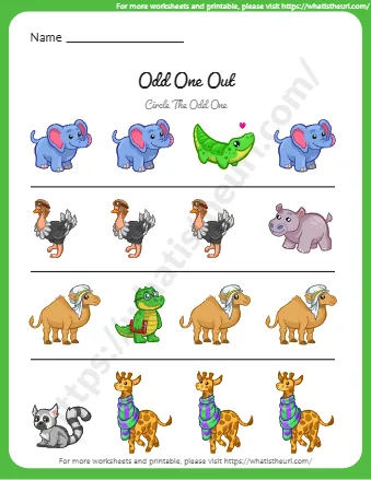 Kindergarten Numbers & Counting Math Printable Worksheet