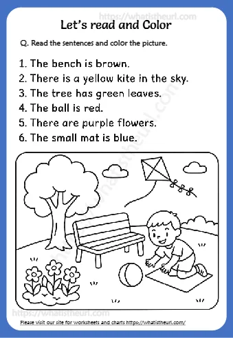 Let S Read And Color