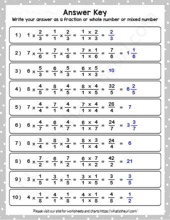 Multiplying Whole Number With Fr Actions