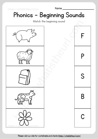 Match The Beginning Sound
