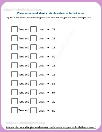 Worksheets For Grade 1