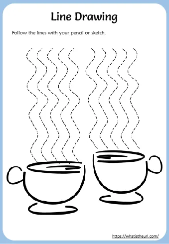 Preschool Line Drawing Worksheets