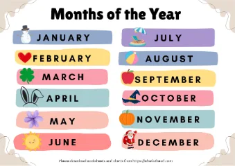 Months Of The Year Landscapse