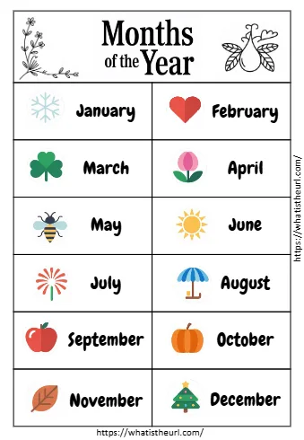 January February March May July September November April June August October December
