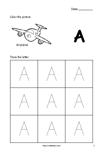 Printable Tracing Letters Capital Letters For Kids