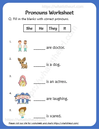 Q Fill In The Blanks With Correct Pronouns