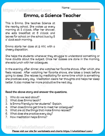 Emma - A Science Teacher