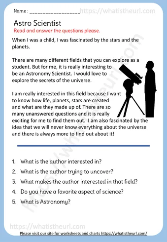 Reading Comprehension for Grade 4 - What Is The Author Trying To Uncover