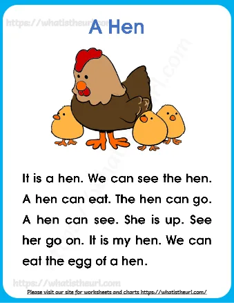 Reading Passages For Kids April29